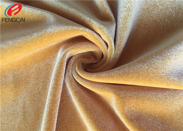 quality Tissu brillant de velours du Spandex KS de polyester de tissu de velours de la Corée de bout droit pour la robe factory